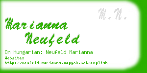 marianna neufeld business card